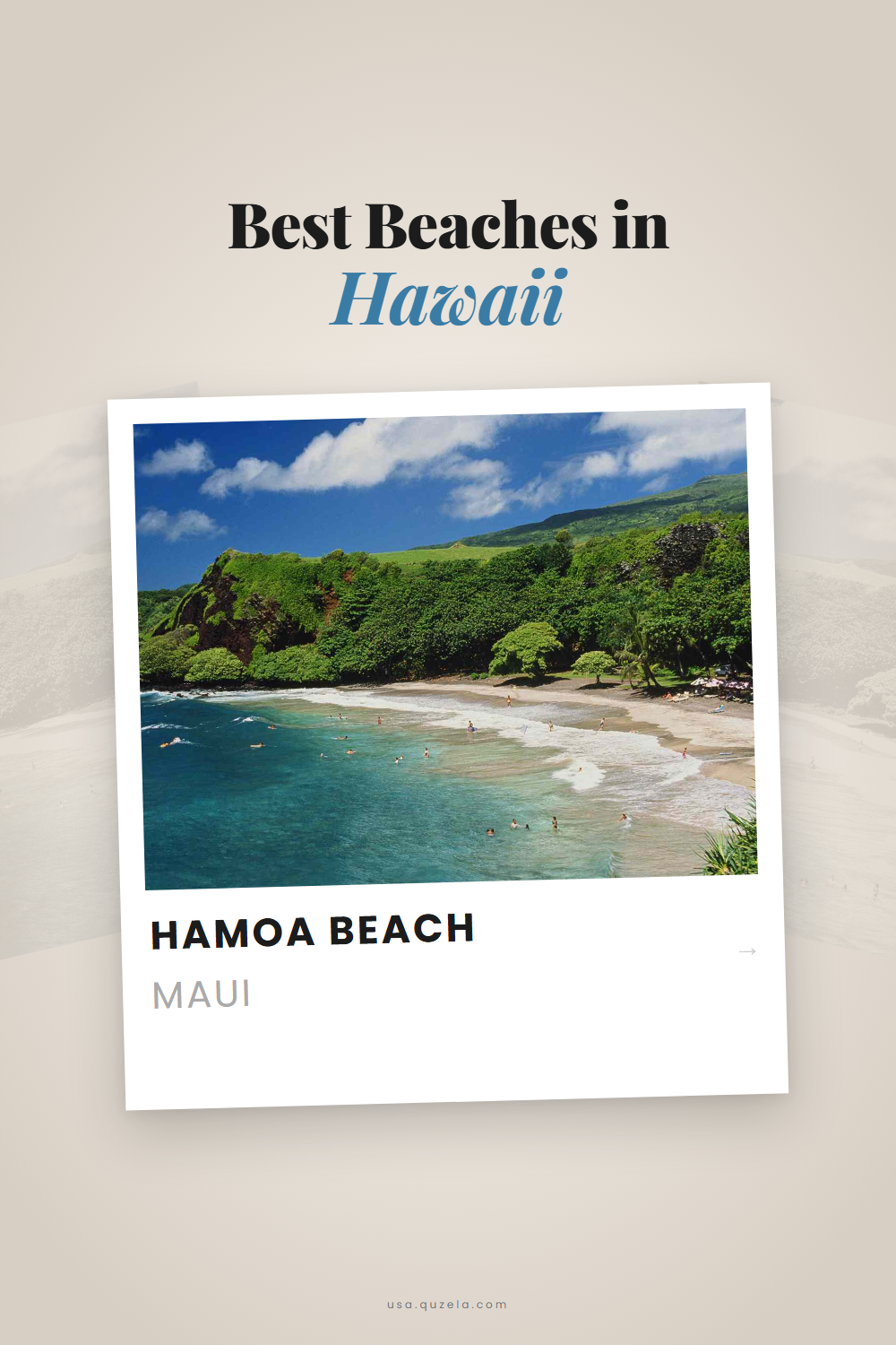 Hamoa Beach — Hawaii