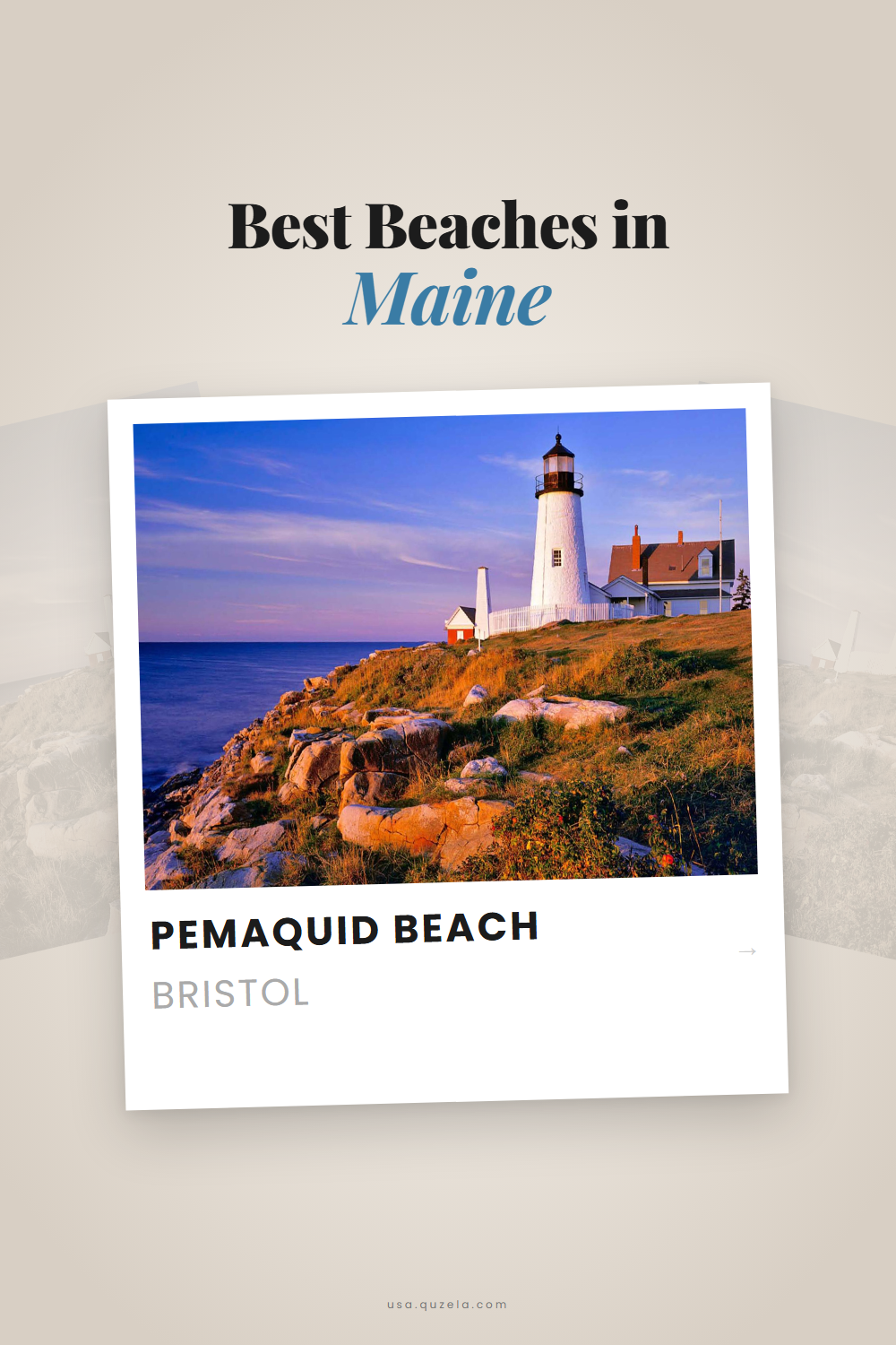 Pemaquid Beach — Maine