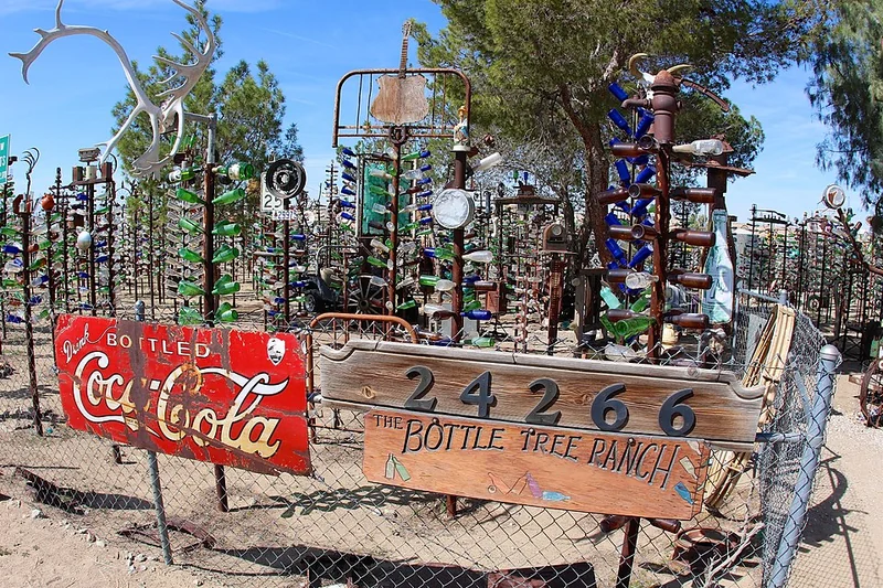 Bottle Tree Ranch (Route 66 Roadside Art Installation)