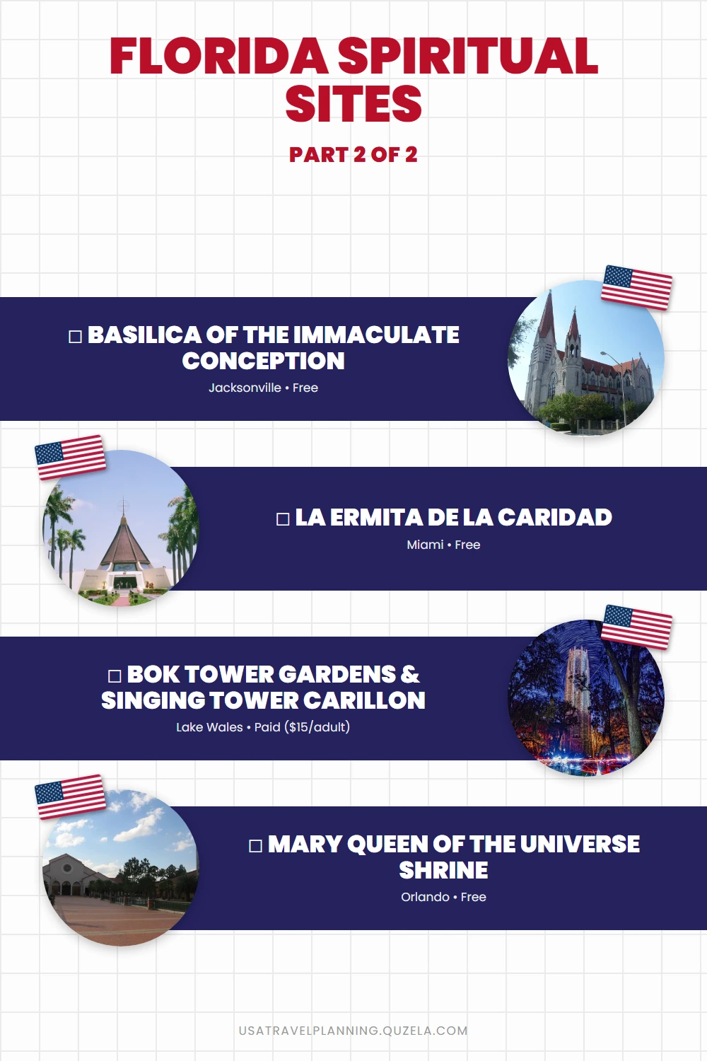 Florida Spiritual Sites: Churches, Shrines & Sacred Gardens checklist part 2