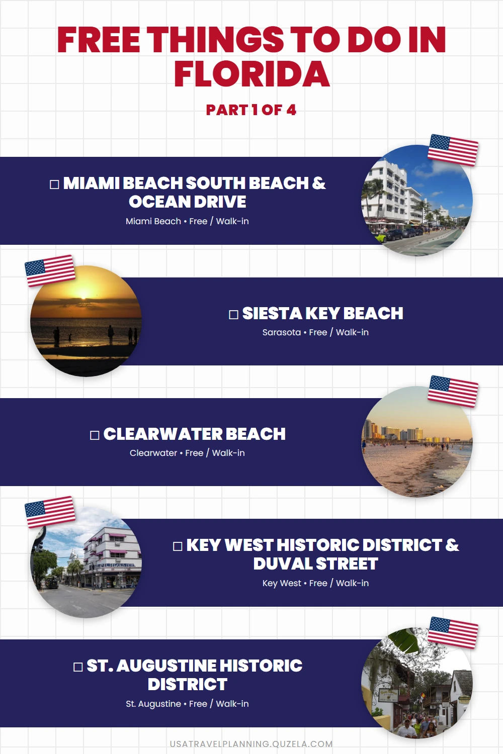 Free Things to Do in Florida: 18 No-Admission Stops checklist part 1