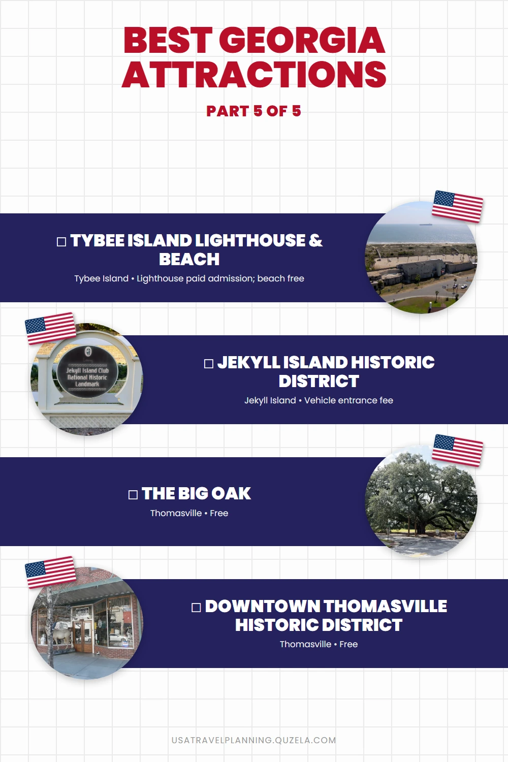 Best Georgia Attractions: Top Tourist Sites Statewide checklist part 5