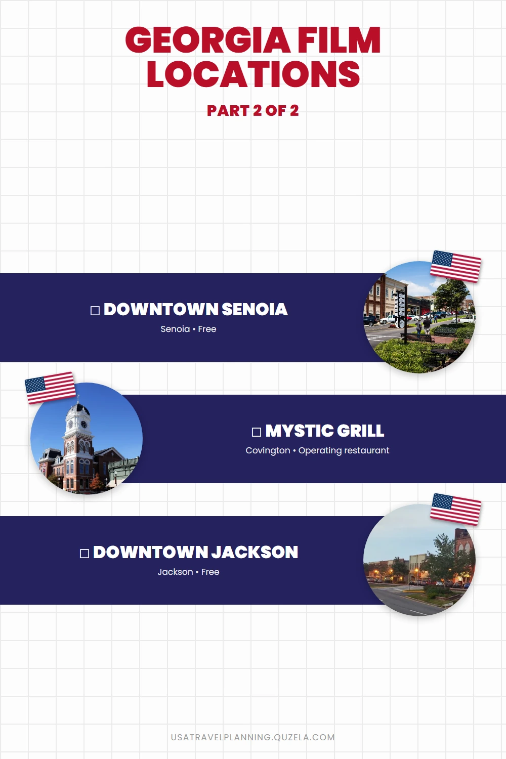 Georgia Film Locations: TV & Movie Spots You Can Visit checklist part 2