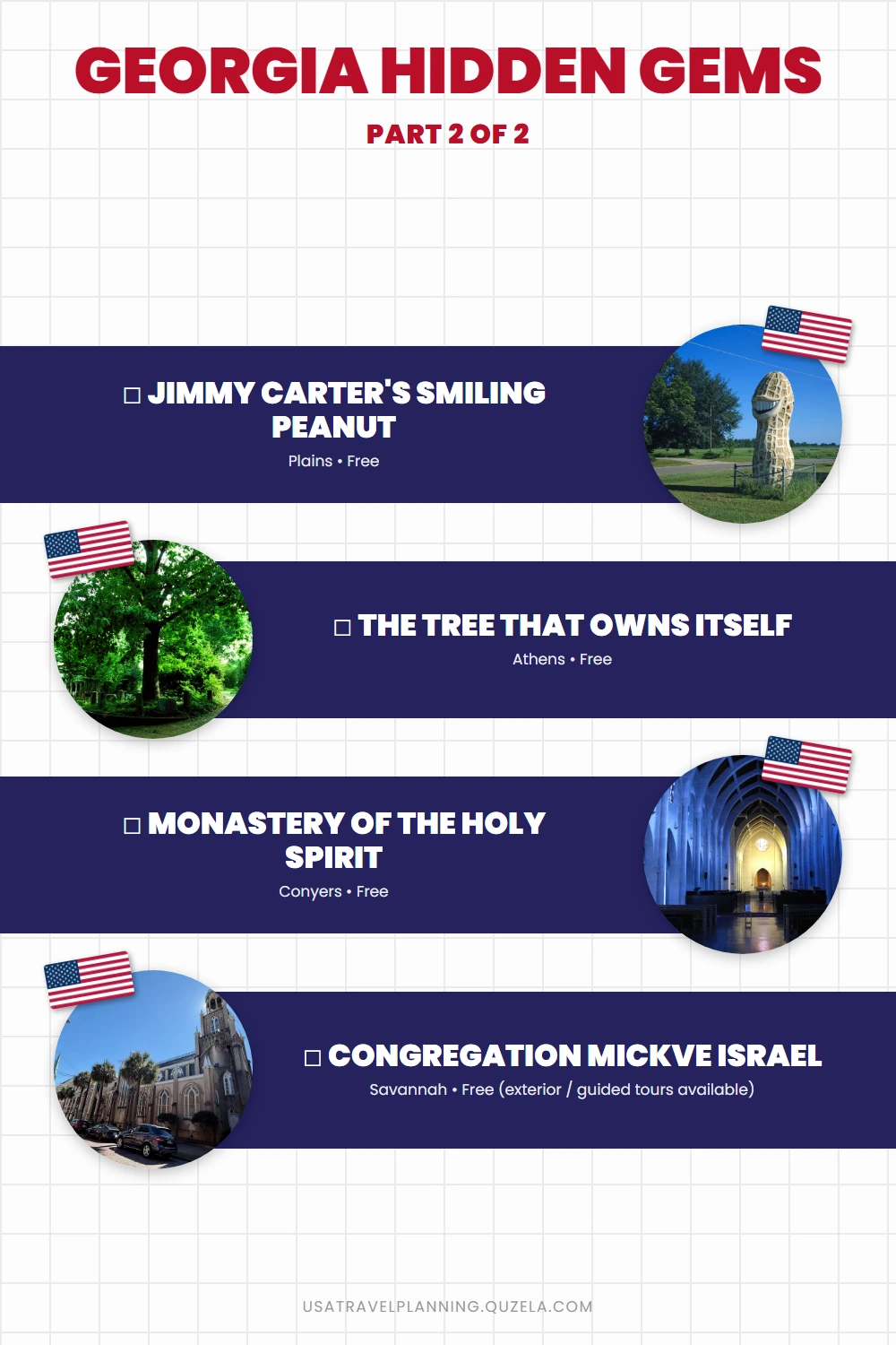 Georgia Hidden Gems: 9 Underrated Places Worth the Drive checklist part 2