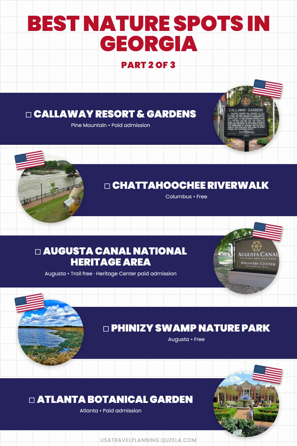 Best Nature Spots in Georgia: Mountains, Gorges & Coast checklist part 2