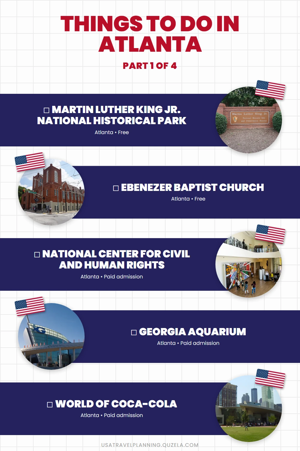Things to Do in Atlanta, Georgia: Museums, Food & History checklist part 1