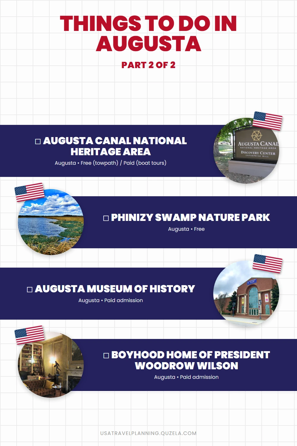 Things to Do in Augusta, Georgia: Golf, Canal & History checklist part 2