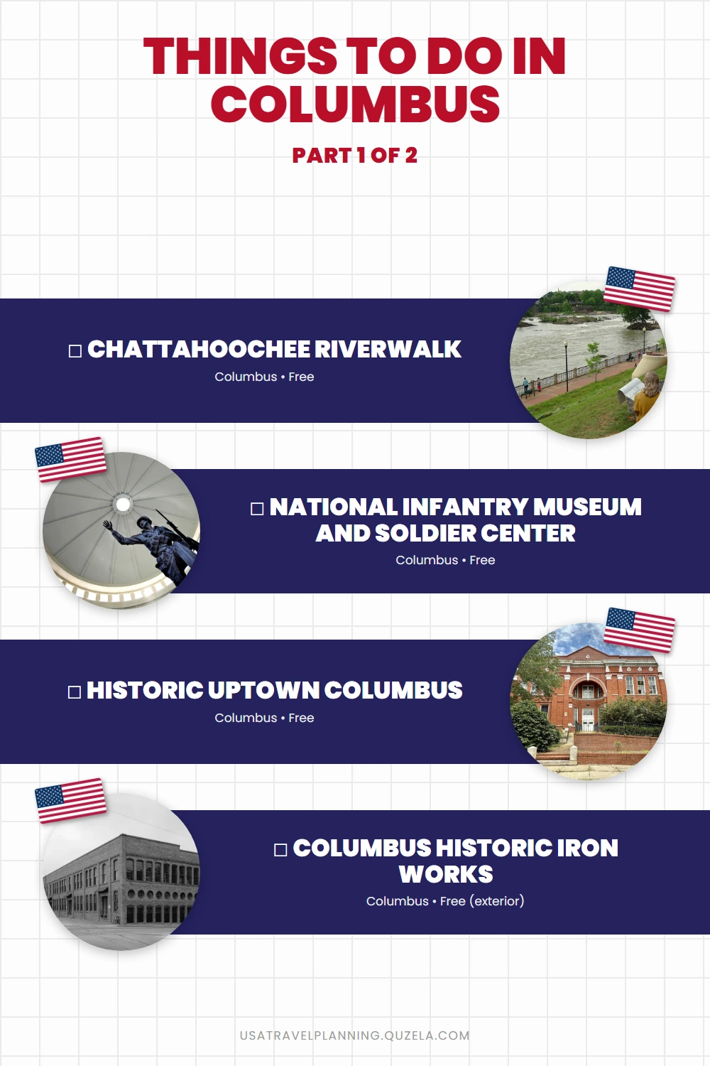 Things to Do in Columbus, Georgia: River, History & Arts checklist part 1