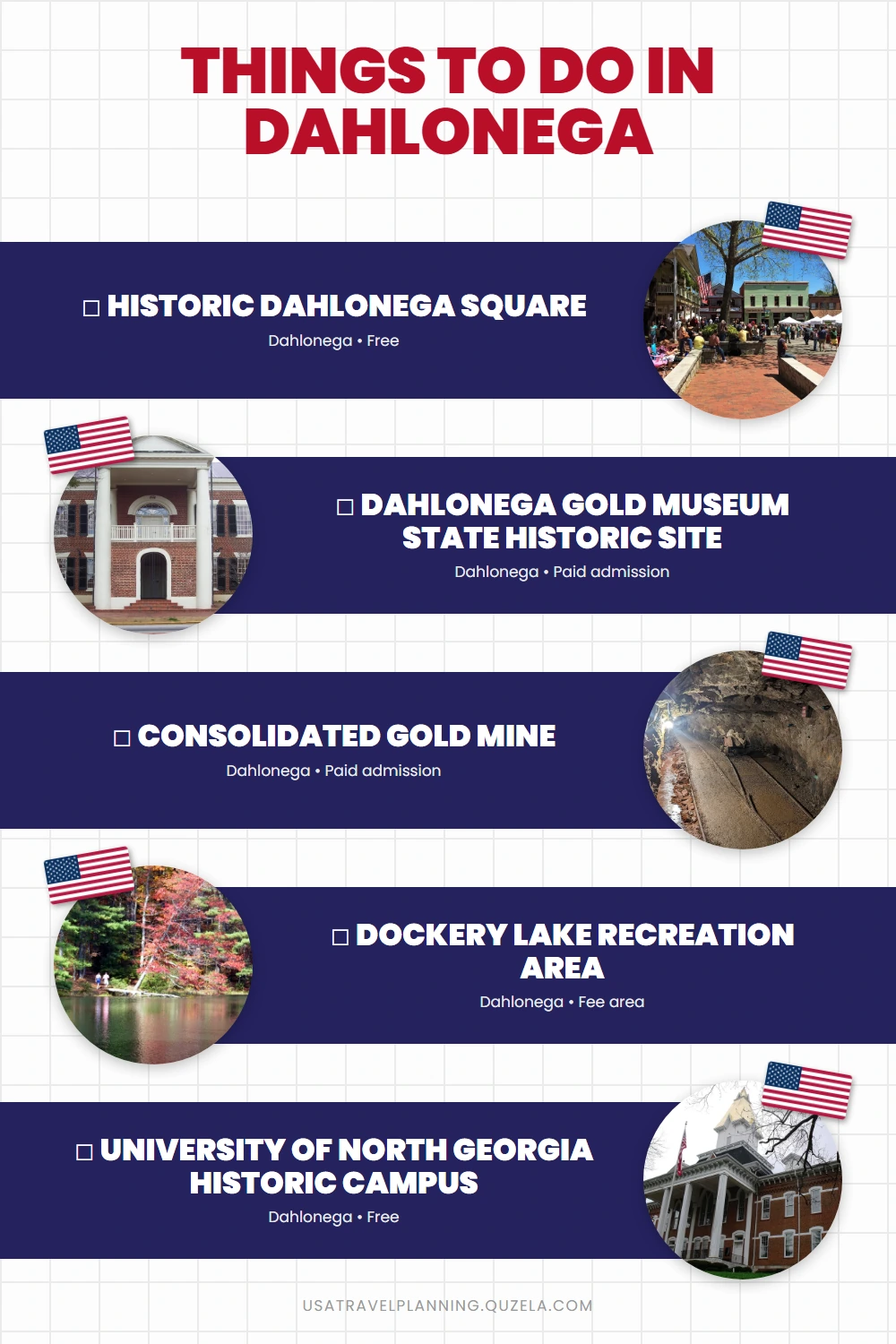 Things to Do in Dahlonega, Georgia: Gold Rush & Mountains checklist