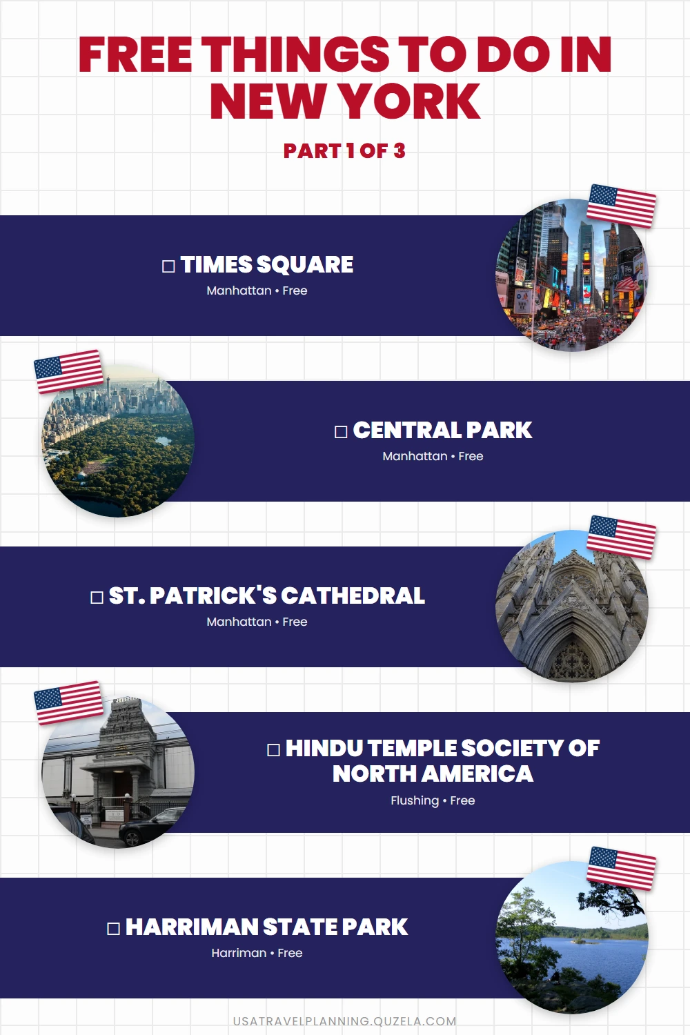 Free Things to Do in New York: 14 No-Cost Picks checklist part 1