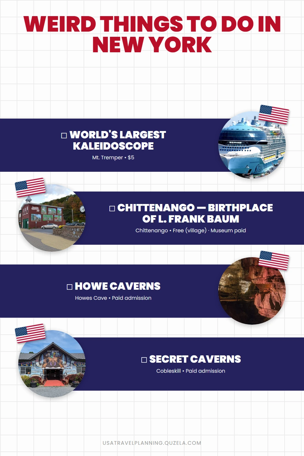 Weird Things to Do in New York: Unusual Attractions checklist
