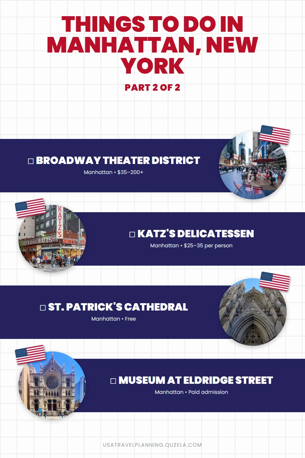 Things to Do in Manhattan, New York: Top Attractions checklist part 2