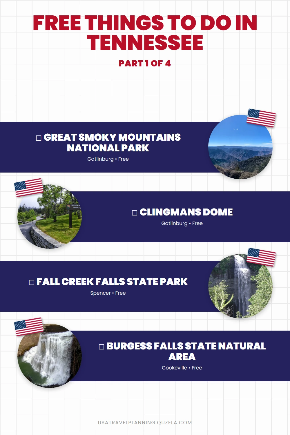 Free Things to Do in Tennessee: 17 No-Cost Attractions checklist part 1