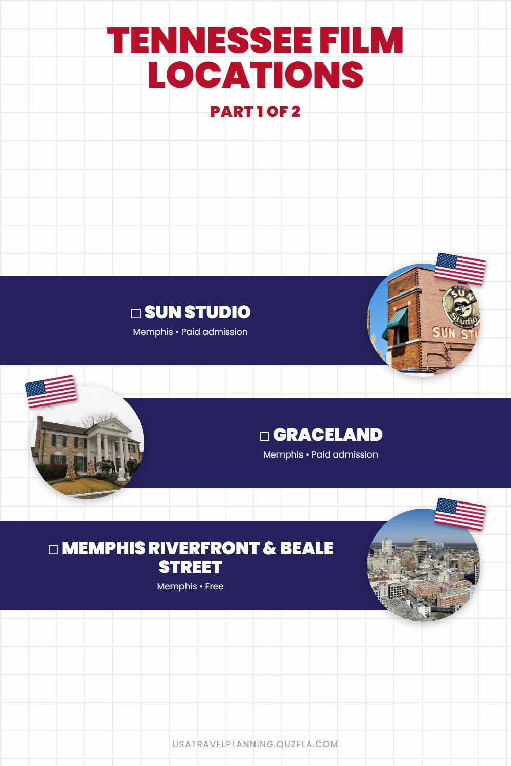 Tennessee Film Locations: Movies & TV Filmed in the State checklist part 1