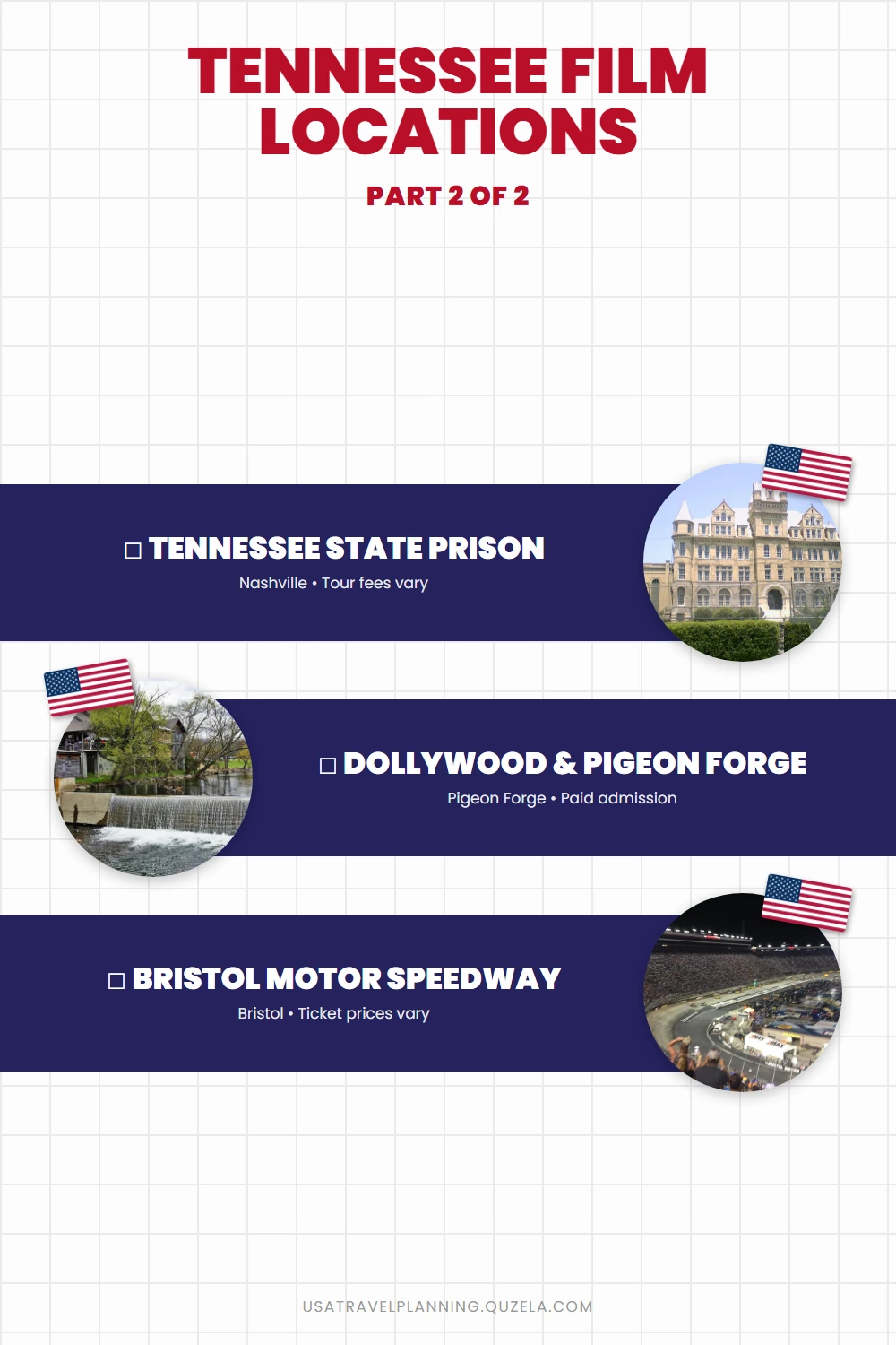 Tennessee Film Locations: Movies & TV Filmed in the State checklist part 2