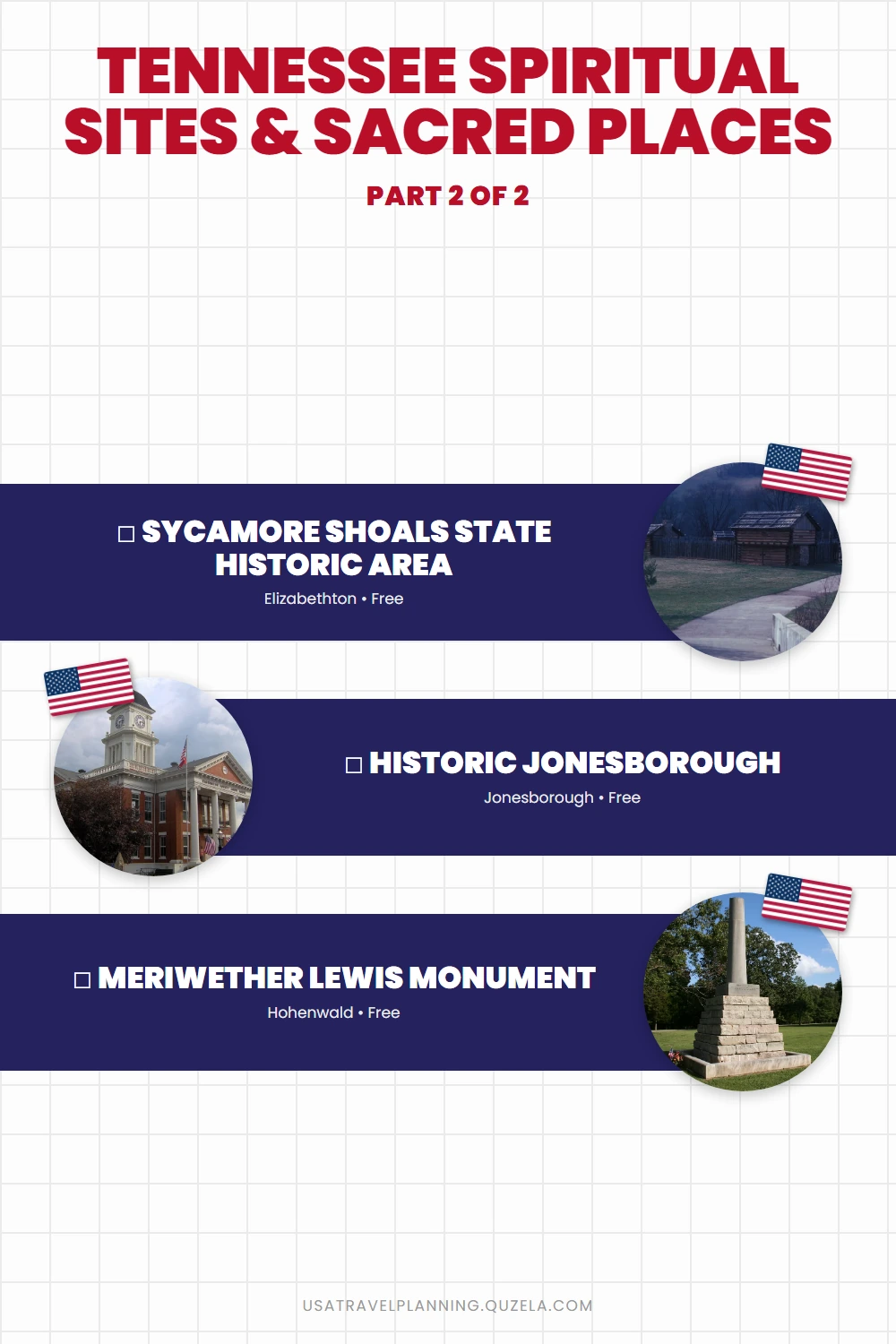 Tennessee Spiritual Sites & Sacred Places checklist part 2