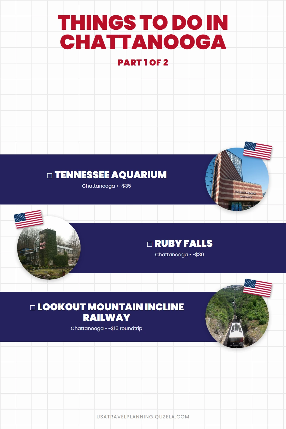 Things to Do in Chattanooga, Tennessee: 6 Best Attractions checklist part 1