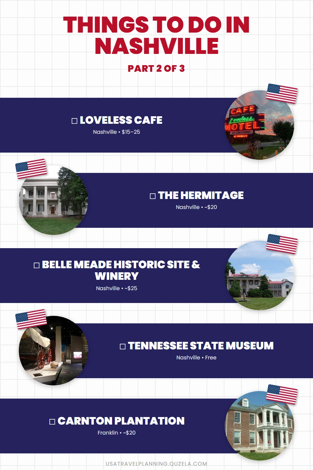 Things to Do in Nashville, Tennessee: 15 Best Attractions checklist part 2