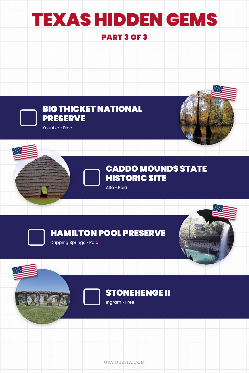 Texas Hidden Gems: 12 Under-the-Radar Parks and Stops checklist part 3