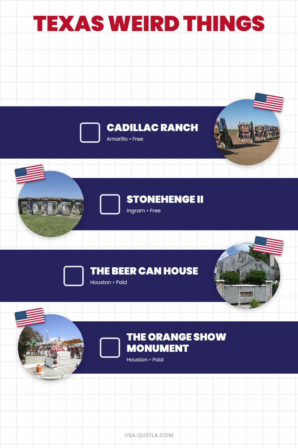 Texas Weird Things: 4 Roadside Oddities Worth the Detour checklist