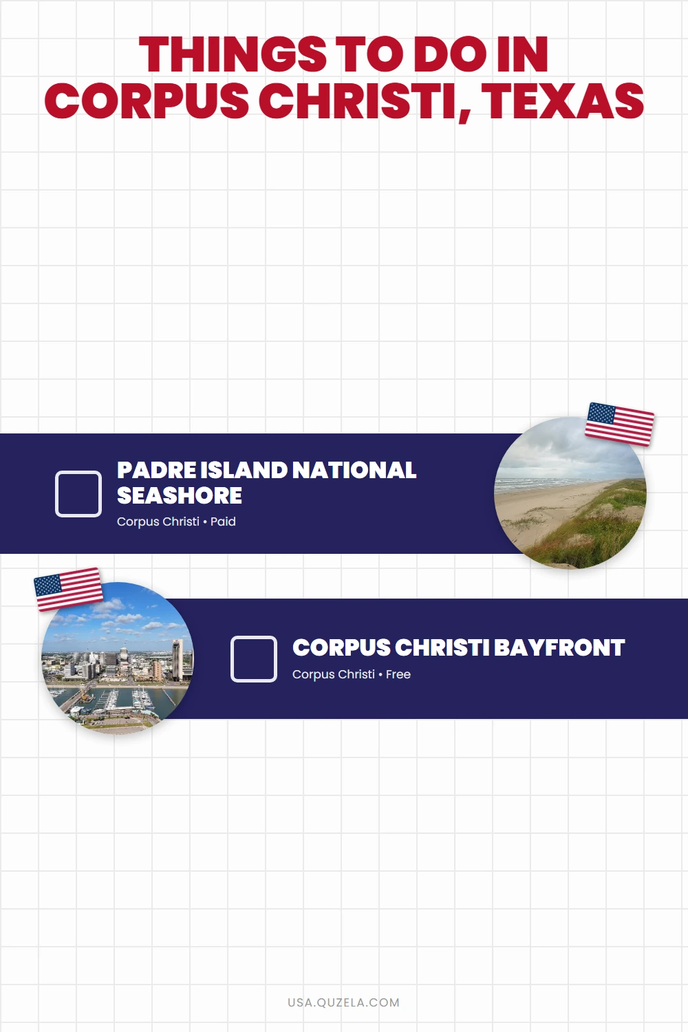 Things to Do in Corpus Christi, Texas checklist