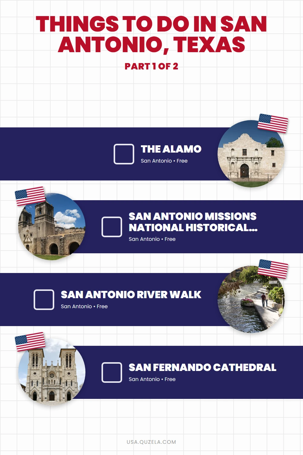 Things to Do in San Antonio, Texas: Missions & River Walk checklist part 1
