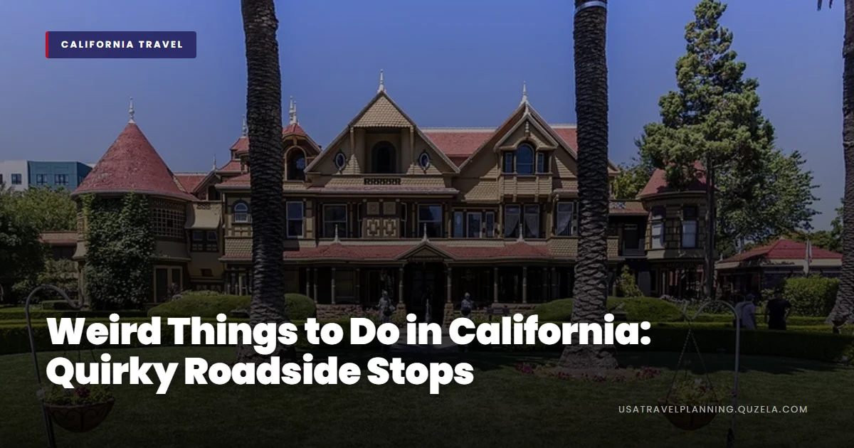 Weird Things to Do in California: Quirky Roadside Stops