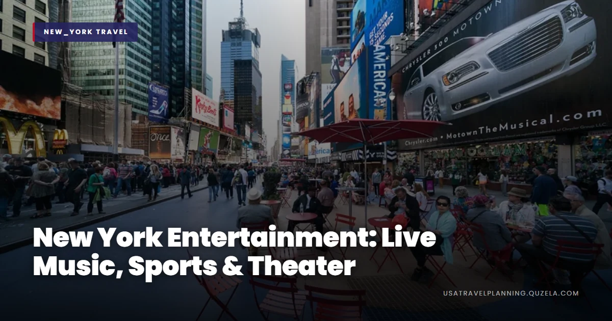New York Entertainment: Live Music, Sports & Theater