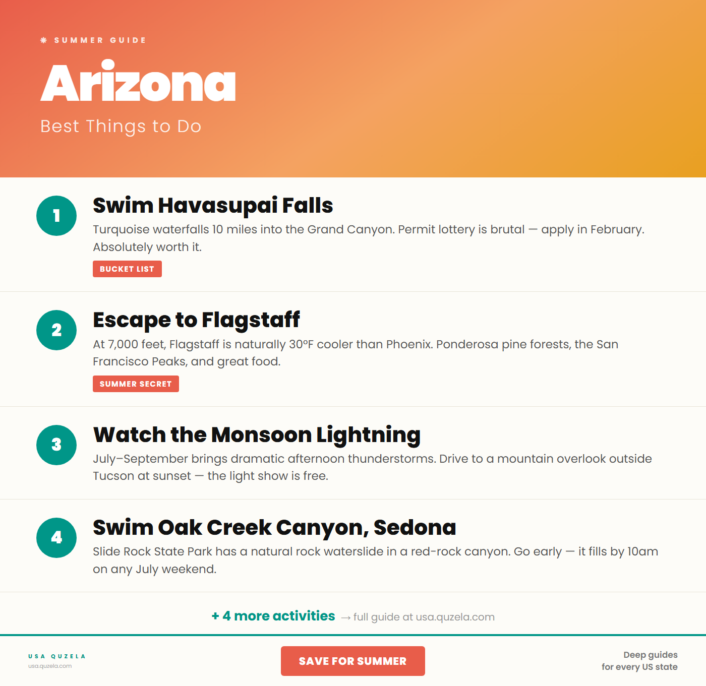 Arizona in Summer — Best Things to Do
