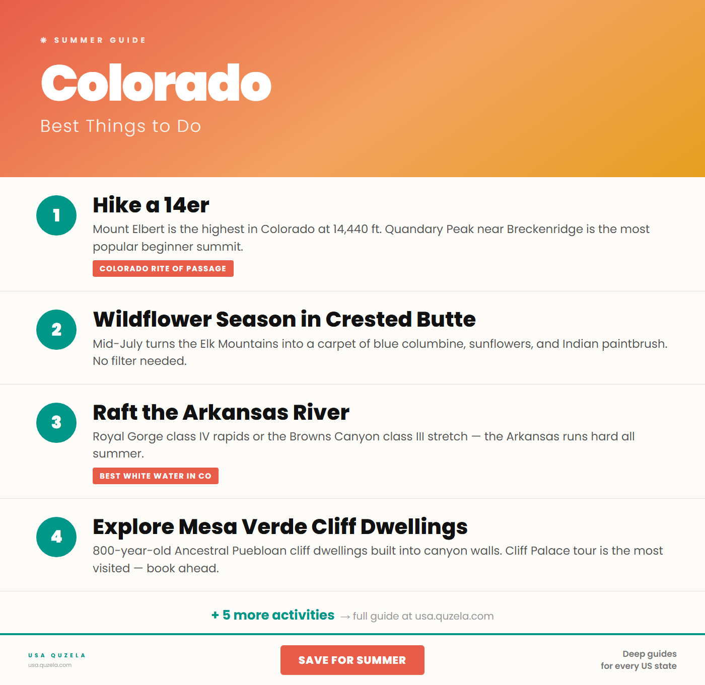 Colorado in Summer — Best Things to Do