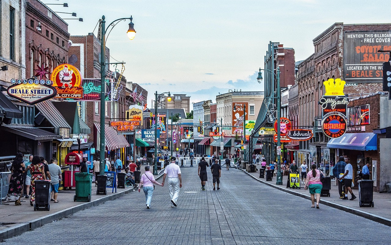 Memphis Riverfront & Beale Street (The Firm, 1993)