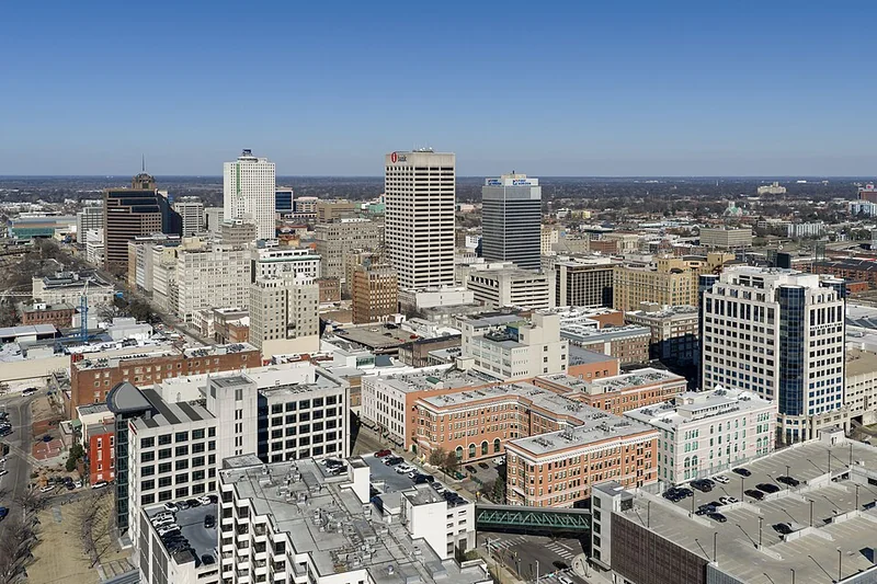 Memphis Riverfront & Beale Street (The Firm, 1993)